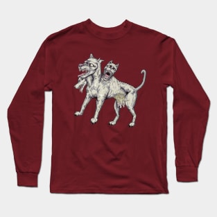 cerberus(with udders) Long Sleeve T-Shirt